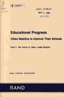 Cover of: Educational Progress Cities Mobilize to Improve Their Schools/R3711-Jsm/Cstp
