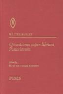 Cover of: Quaestiones super librum Posteriorum