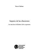 Cover of: Imperio de las obsesiones: Los siete locos de Roberto Arlt : un grotexto