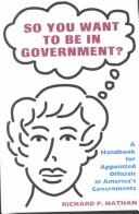 Cover of: Handbook for the Governing Class: Appointed Officials in America's Governments