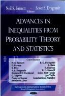 Cover of: Advances in inequalities from probability theory and statistics
