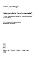 Cover of: Indogermanische Sprachwissenschaft by Michael Meier-Brügger, Michael Meier-Brügger