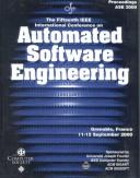 Cover of: Automated Software Engineering (Ase 2000) | IEEE