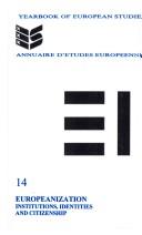 Cover of: Europeanization: institution, identities and citizenship