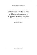 Cover of: Trattato della "laudanda vita" e della "profetata morte" di Ippolita Sforza d'Aragona