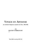 Cover of: Voyage en Abyssinie by C. E. X. Rochet d'Héricourt
