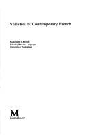 Cover of: Varieties of contemporary French
