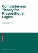 Cover of: Completeness theory for propositional logics | Pogorzelski, Witold.