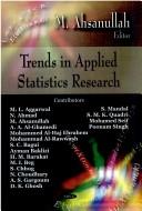 Cover of: Trends in applied statistics research