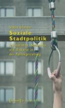 Cover of: Soziale Stadtpolitik by Simon Güntner