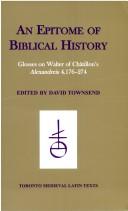 An epitome of biblical history by David Townsend