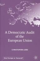 Cover of: Democratic control of the military in postcommunist Europe | 