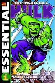 Cover of: Essential Incredible Hulk, Vol. 1 (Marvel Essentials) by Stan Lee