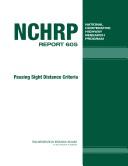 Cover of: Passing sight distance criteria