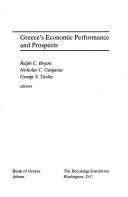 Greece's economic performance and prospects by Ralph C. Bryant