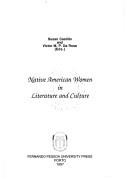 Cover of: Native american women in literature and culture | 