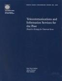 Telecommunications and information services for the poor by Juan Navas-Sabater