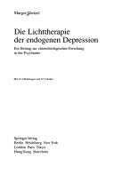 Cover of: Die Lichttherapie der endogenen Depression by Margot Dietzel