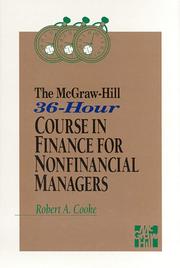 Cover of: The McGraw-Hill 36-hour course in finance for nonfinancial managers