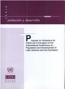 Cover of: Proposal on Indicators for Follow-Up to the Goals of the International Conference on Population and Development in Latin America and the Caribbean (S) (Serie Poblacion Y Desarrollo) by Economic Commission for Latin America & the Caribbean