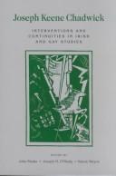 Cover of: Joseph Keene Chadwick: interventions and continuities in Irish and gay studies