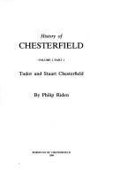 Cover of: History of Chesterfield.