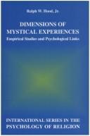 Cover of: Dimensions of Mystical Experience by Ralph W. Hood