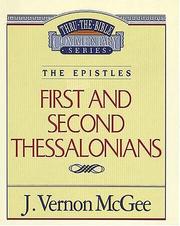 Cover of: 1 & 2 Thessalonians by J. Vernon McGee