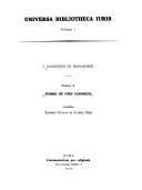 Cover of: Summa de iure canonico: tomus A