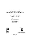 Cover of: El romancero tradicional extremeño: las primeras colecciones, 1809-1910