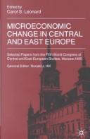 Cover of: Microeconomic change in Central and East Europe