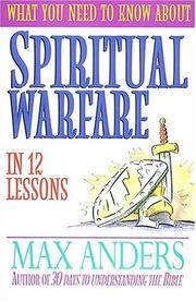 Cover of: Spiritual warfare by Max E. Anders