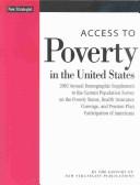 Cover of: Access to poverty in the United States