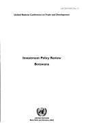 Cover of: Investment Policy Review: Botswann