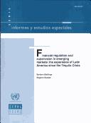 Cover of: Financial regulation and supervision in emerging markets by Barbara Stallings