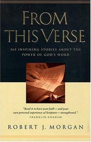 Cover of: From this verse: 365 Sscriptures that changed the world