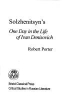 Cover of: Solzhenitsyn's One Day in the Life of Ivan Denisovich (Critical Studies in Russian Literature)