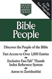 Cover of: Bible People Nelson's Pocket Reference Series