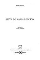 Cover of: Silva de varia lección