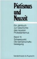 Cover of: Pietismus und Neuzeit: ein Jahrbuch zur Geschichte des neueren Protestantismus