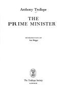 Cover of: Prime Minister by Anthony Trollope