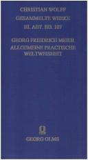 Cover of: Allgemeine practische Weltweisheit