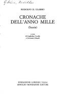 Cover of: Cronache dell'anno mille: (storie)