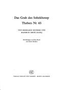 Cover of: Grab des Sobekhotep Theben Nr. 63