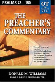 Cover of: Preacher's Commentary - Vol. 14- Psalms 73-150