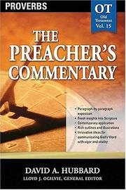 Cover of: Proverbs (The Preacher's Commentary, Volume 15)