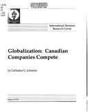 Cover of: Globalization: Canadian companies compete