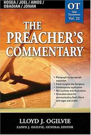 Cover of: Preacher's Commentary, Vol. 22: Hosea/Joel/Amos/Obadiah/Jonah