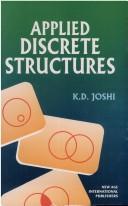 Cover of: Applied discrete structures
