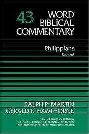 Philippians by Gerald F. Hawthorne, Ralph P. Martin